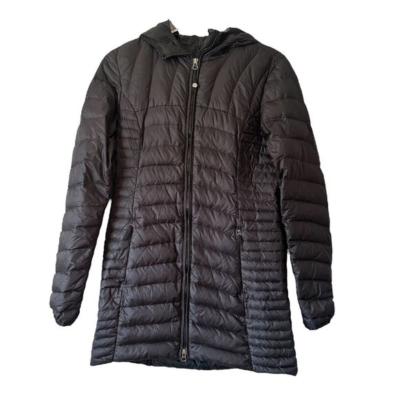 Eddie Bauer Women's XS Hooded Parka Goose Down Insulation Puffer Full Zip Jacket - Picture 3 of 8